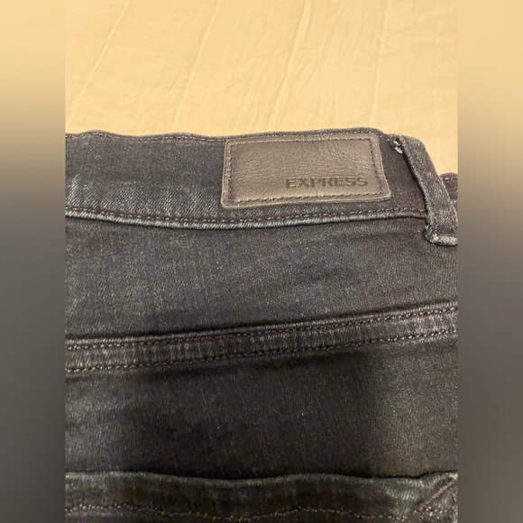 Express Dark Wash Skinny Jeans - Picture 4 of 6